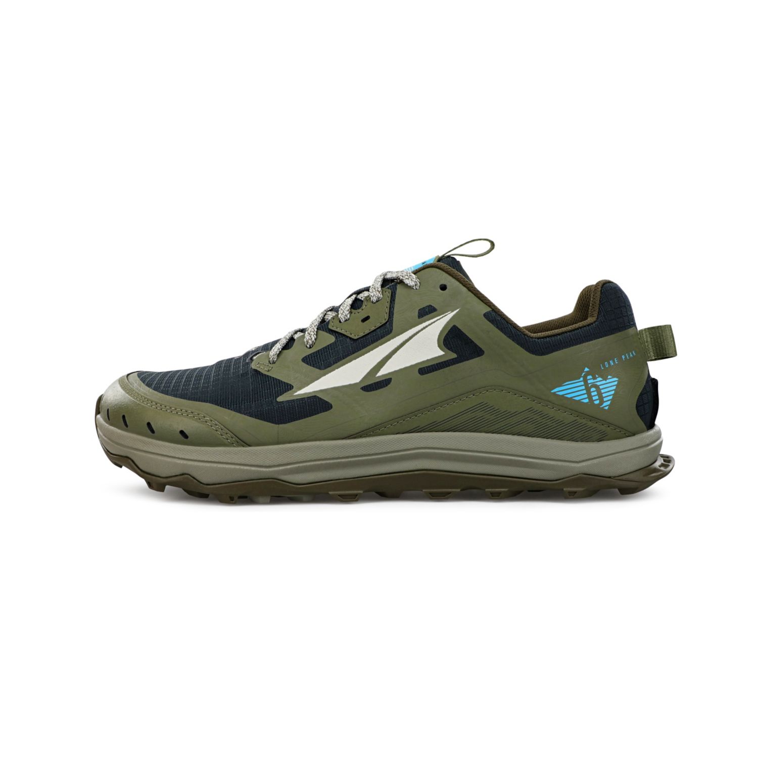 Altra Mens Lone Peak 6 Trail Running Shoes Olive | JKGZ-30548